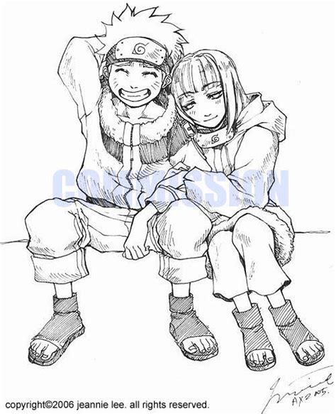 Commission Naruto And Hinata By Junosama On Deviantart