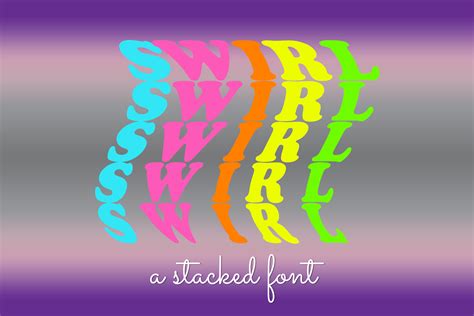 Swirl Font By WADLEN Creative Fabrica