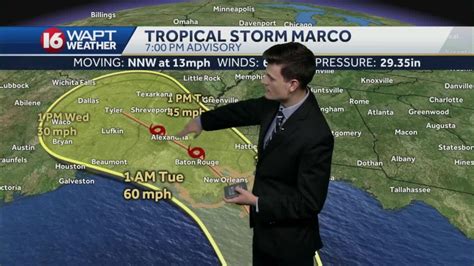 Tropical Storm Marco Approaches The Louisiana Coast