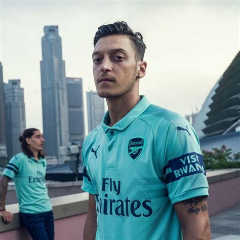 Mesut Ozil Leads Arsenal Kit Launch As Gunners Unveil Third Strip With