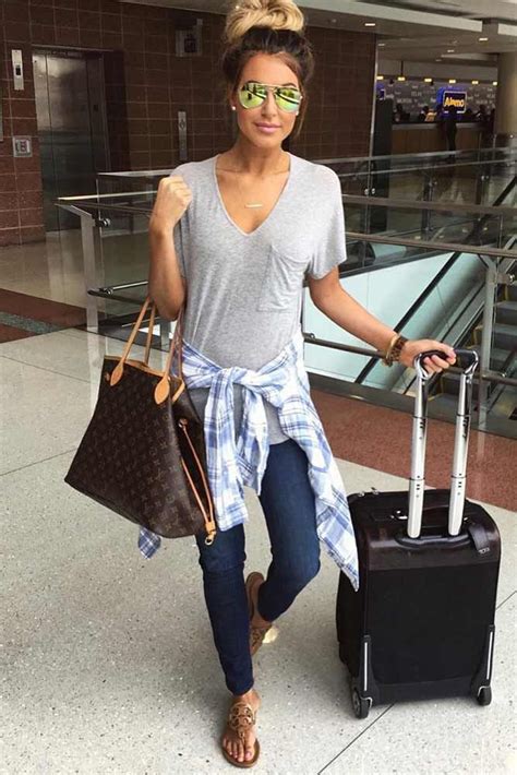 Stylish And Comfy Airport Outfits Picture 1 Summer Airplane Outfit