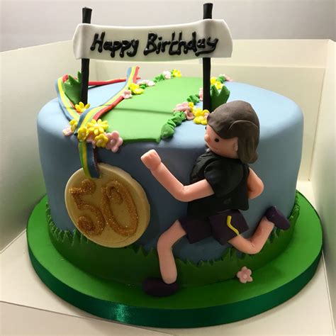 I make personalised birthday cakes for adults and kids to order. Runner birthday cake | Cakes | Pinterest | Birthday cakes ...