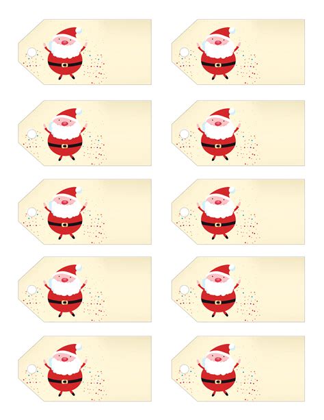 Best Free Printable Christmas Gift Tags From Santa Pdf For Free At