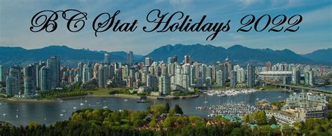 British Columbia Public Holidays 2022 Public Holidays In Canada