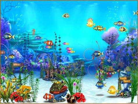 Exotic Aquarium 3d Screensaver Fascinating Aquarium Views For Your