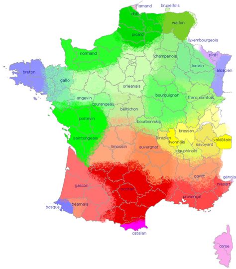 Mapa De Les Regions França