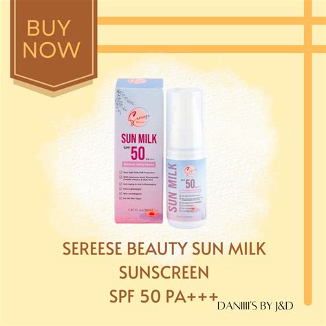 Sereese Beauty Sun Milk Sunscreen Spf50 Pa Shopee Philippines