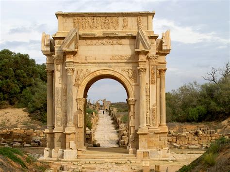 Forever A Pilgrim Roman Ruins Libya