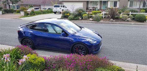 Tesla Model Y Wrap Blue Art Puke