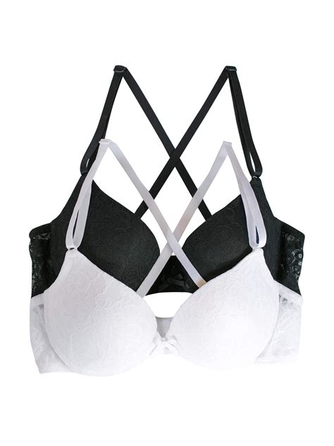 women s extreme push up bra style sa703 2 pack
