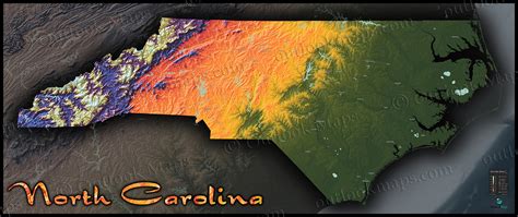 12 Topographical Map Of North Carolina Maps Database Source