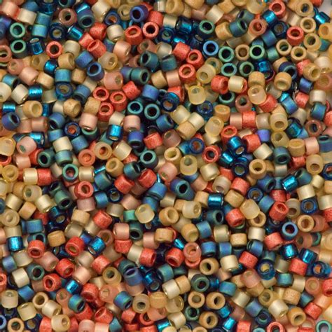 Miyuki Delica Mixes 110 Glass Seed Beads In Coordinated Palettes You