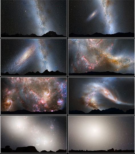 Galaxy Collision Between Milky Way and Andromeda Galaxy | Andromeda galaxy, Milky way, Galaxy 