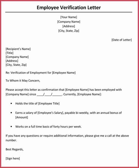 Format each section of your cover letter in 5 steps. Income Verification Letter Template Inspirational In E ...