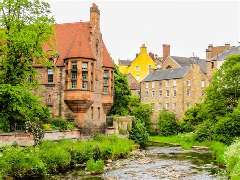Dean Village Medieval Village In Edinburgh City And Tourist Attraction