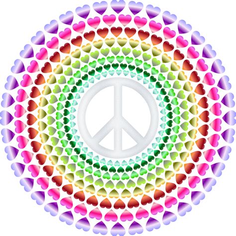 Clipart - Peace & Love, Groovy 2 png image