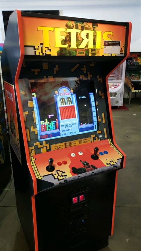 Tetris Classic Atari Upright Arcade Game 25 Crt Monitor 2