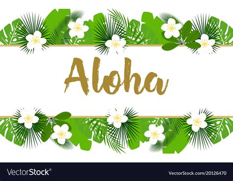 Aloha Banner Printable Free