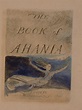 The book of Ahania. | Library of Congress