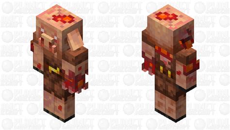 Piglin Crimson Corrosion Minecraft Mob Skin