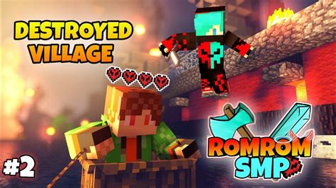 How I Survived With Only 4 Hearts 💓 In Deadliest Lifesteal Smp Romrom