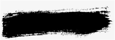 White Paint Brush Stroke Png Graphic Black And White Transparent