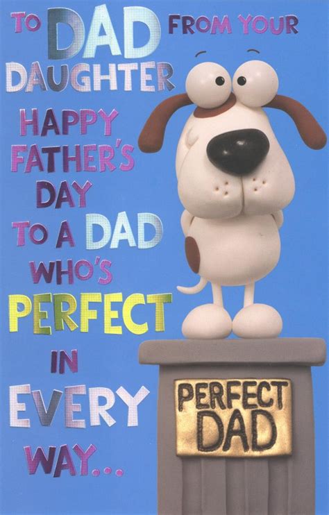 To Dad From Daughter Happy Fathers Day Card Cards Love Kates
