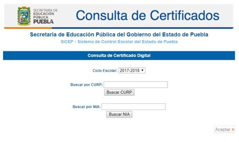 Imprimir Certificado De Secundaria Sep Puebla Mide