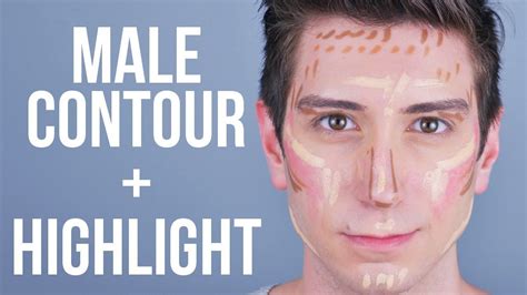 Contour Highlight Tutorial For Men Male Makeup