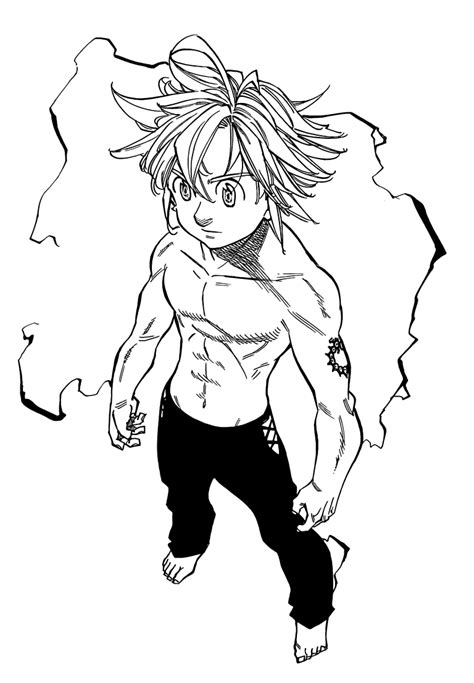 Dibujos De Meliodas De Nanatsu No Taizai 3 Para Colorear Para Colorear Porn Sex Picture