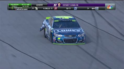 Jimmie Johnsons Involved In Minor Accident At Talladega Nbc Sports