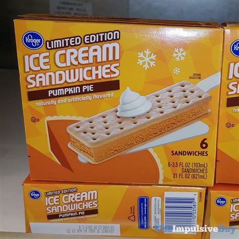 Pumpkin Pie Ice Cream Sandwiches Kroger The Cake Boutique