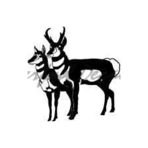 Pronghorn Antelope Pair Standing Decal Pronghorn Vinyl Etsy