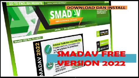 Cara Download Dan Instal Antivirus Smadav Free Version Terbaru 2022