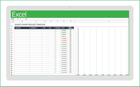 Project Management With Excel Template Free