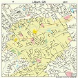 Lilburn Georgia Street Map 1346356