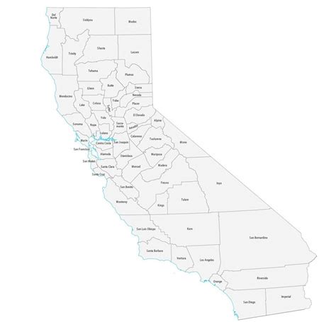 Learn how to create your own. California County Map - GIS Geography