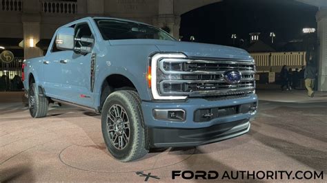 2023 Ford F 350 Limited In Azure Gray Live Photo Gallery