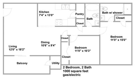 1000 Square Foot Floor Plans