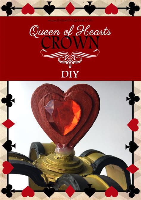Click here for pattern difficulty ratings. DIY Queen of Hearts Crown - Style Within Grace
