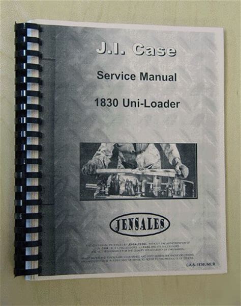 Case 1830 Uni Loader Service Manual Ca S 1830unlr
