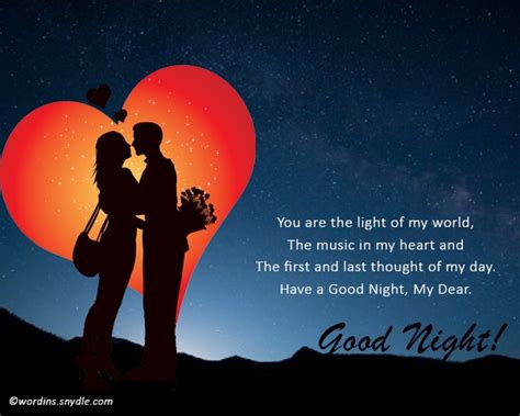 Good Night Wishes For Lover Wordings And Messages