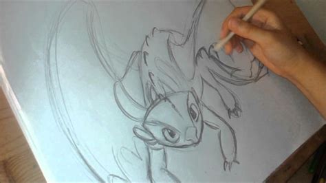 How To Draw Dreamworks How To Train Your Dragon 2 Toothless