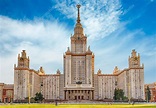 Lomonosov State University building in Moscow, Russia – Stock Editorial ...