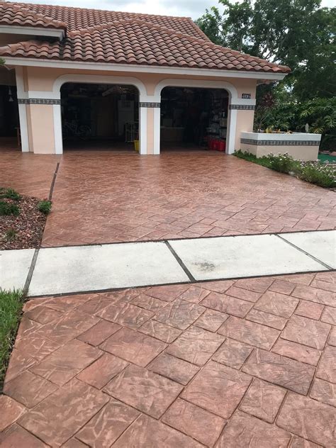 Stamped Concrete Concrete Designs Florida West Palm Beach