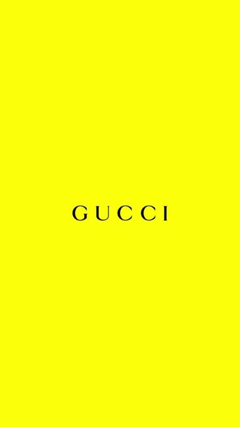 Wallpaper Tumblr Aesthetics Gucci Yellow