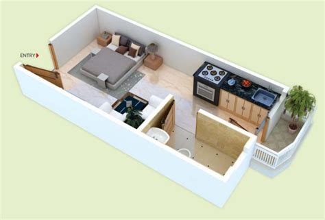 300 Sq Ft Apartment Floor Plan Floorplansclick