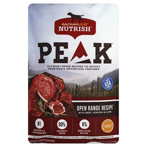 Rachael ray nutrish peak real meat dog treats, grain free 4.7 out of 5 stars 790. Rachael Ray Nutrish Peak Beef Venison & Lamb Dry Dog Food ...