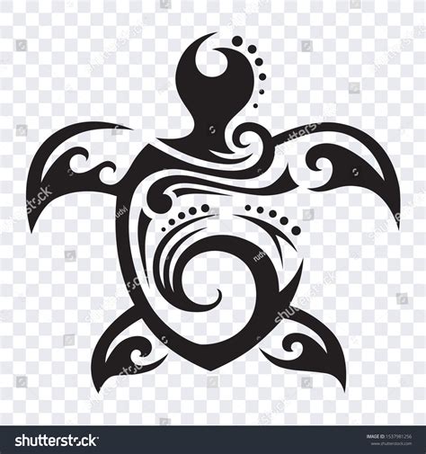 Polynesian Turtle Tattoo Designs Images Stock Photos Vectors