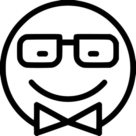 Download Geeky Smiley Face Icon